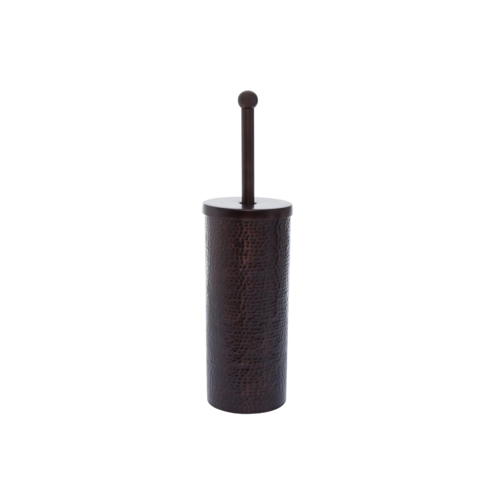 Hammered Pattern Dark Bronze Toilet Brush